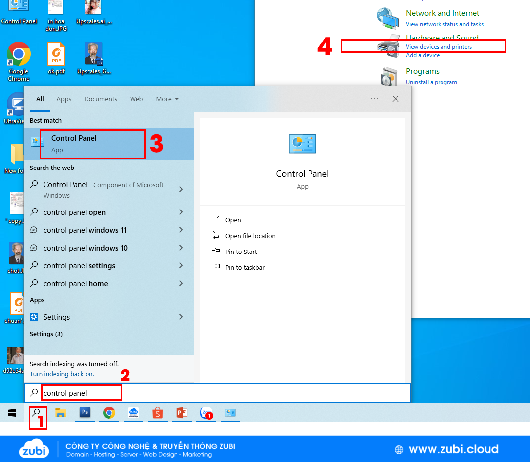 Hướng Dẫn Cách Chia Sẻ Máy In Dùng Chung Giữa Các Máy Tính Trong Windows 10 (1)