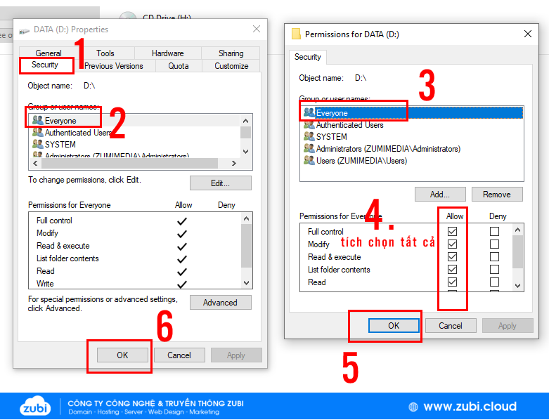 Hướng Dẫn Cách Chia Sẽ ổ đĩa Dữ Liệu Giữa Các Máy Tính Windows (4)